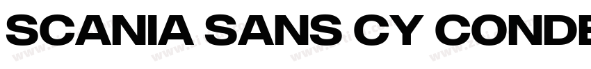Scania Sans CY Conde字体转换